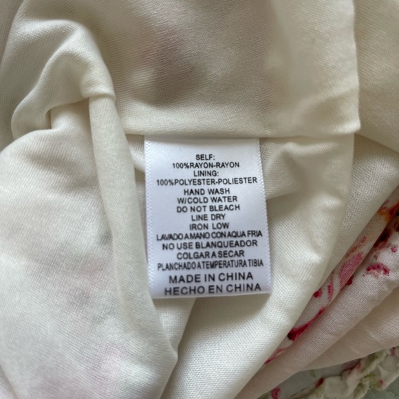 Baltic Born Medium Cream Pink Floral Charming Maxi Dress Shabby Chic - Picture 8 of 8